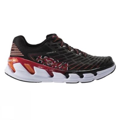 Zapatillas Running Hoka One One Vanquish 3 Hombre Negras / Rojas - Chile HML208379